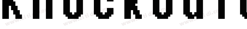 KnockoutON 68 Full F字体转换